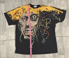 WEAPON X WOLVERINE vintage 1994 LIQUID BLUE OVERLOAD t shirt ALL OVER PRINT