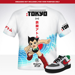 Astro Boy Tokyo All Over Print Men’s Crew Neck T-Shirt All Sizes