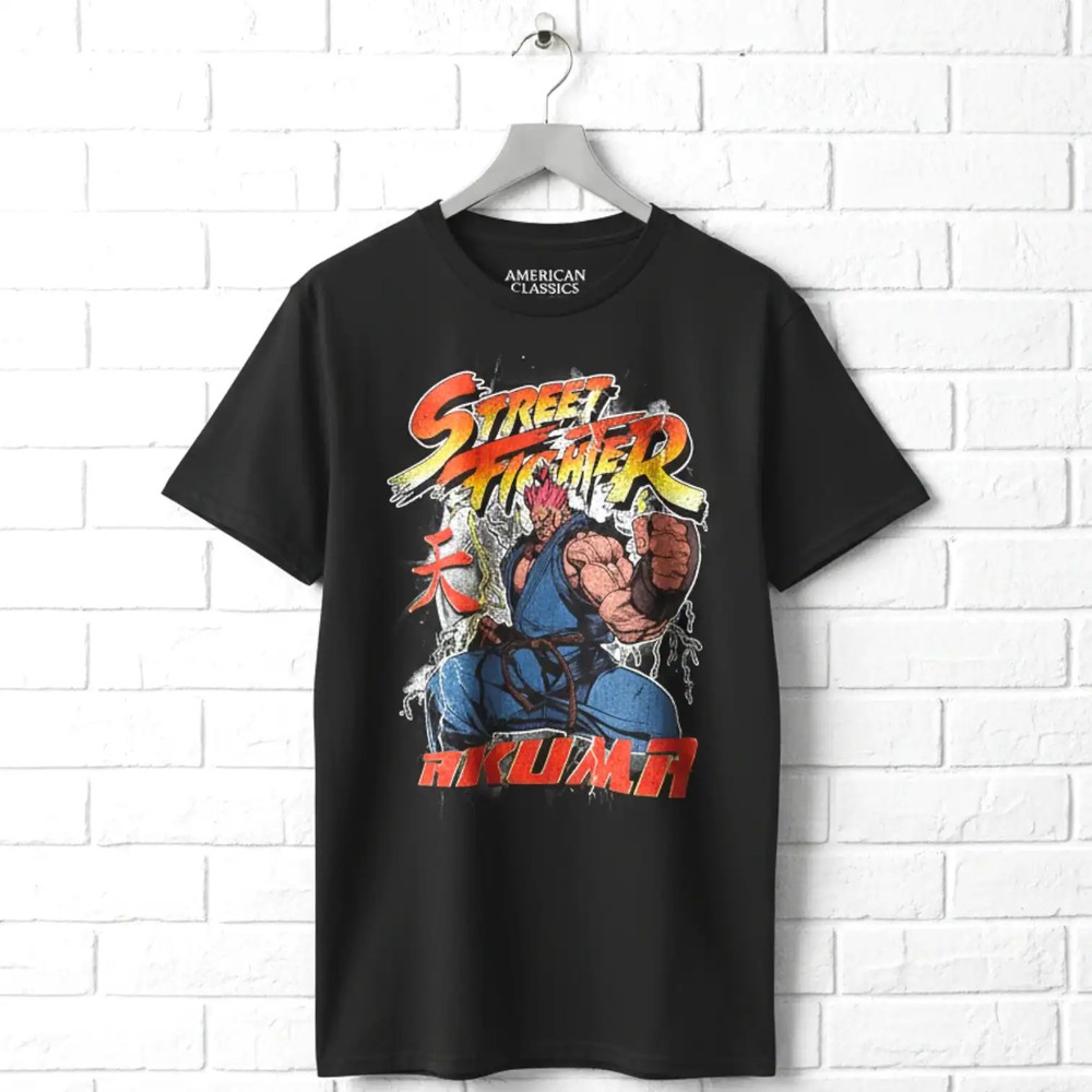 Street Fighter Akuma Elemental Men’s T-Shirt