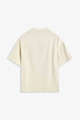 RHUDE Coastal Sunset Retro Poster Men Women Short sleeved T-shirt White