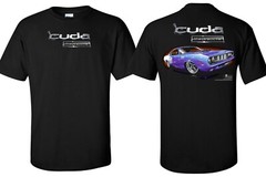 Plymouth Cuda Mens Black T shirt Mopar