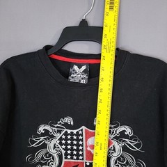 Avirex Men’s Pullover T-Shirt Short Sleeve Regular Fit Black Size XL