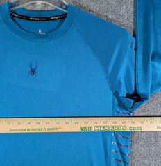 Spyder Swim Shirt Mens Small Rash Guard Quick Dry UPF 30+ Long Sleeve Tee