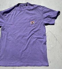 Men’s XLarge T-Shirt Purple Spell-Out M Streetwear Japan Art Cartoon HOLE