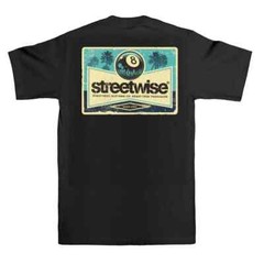 Streetwise Pool Shark T-Shirt Men’s Streetwear Tee – Black
