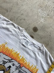 RARE Vintage 90s Made in USA Single Stitch AOP Looney Tunes TAZ T-Shirt : XL