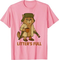 Litter’s Full Funny Cat Lovers Christmas Xmas Funny Unisex T-Shirt