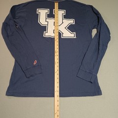 League Collegiate Wear Kentucky Wildcats Long Sleeve Pocket T-Shirt Navy Blue L
