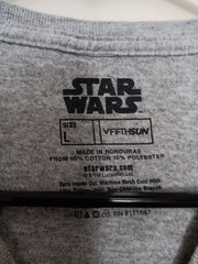 Star Wars Men’s Short Sleeve T-Shirt Crew Neck ~ Size L