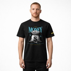 Men’s Black Money Sneaker T-shirt to Match Air Jordan 11 Retro ‘Gamma Blue’