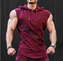 Men’s Fashion Trend Casual Camouflage Color Short Sleeve Hooded T-shirt