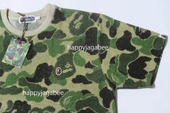 A BATHING APE Men’s ABC CAMO PILE JACQUARD ONE POINT TEE 1L30109005 b
