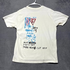 Rome Pays Off Jean Michel Basquiat Exhibit Exclusive T Shirt Mens Medium White