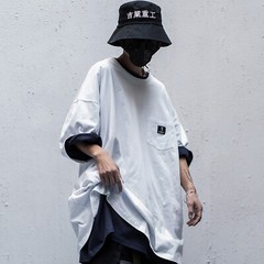 MFCT Men’s Streetwear Urban Crewneck Relaxed T-shirt Half Sleeves Tee