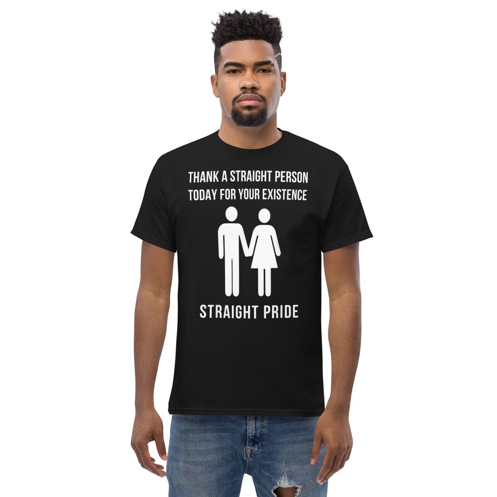 MJLNY – Thank a Straight Men’s classic tee