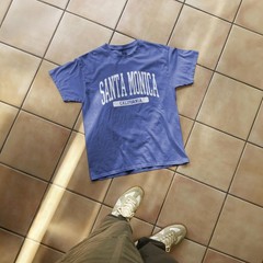 Santa Monica Beach California Souvenir Aesthetic, Vintage T-Shirt