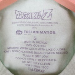 Dragon Ball Z T Shirt Mens S Mint Giant Early Art Super Group Box Pic Graphic