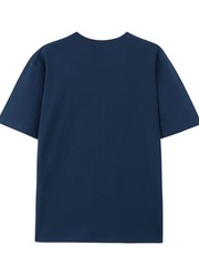 Men’s 100% Cotton T-shirt Summer Casual Loose Fit Mountain Print Tee Top