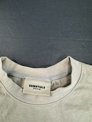 Fear of God Shirt Essentials Mens Large Gray FOG Pullover Long Sleeve