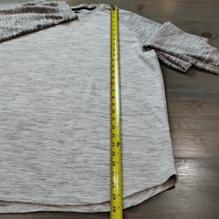 CSG Mens Size XL Heather Gray Thermal Shirt Waffle Knit Long Sleeve Warm Layer