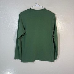 Mack Weldon Shirt Mens Small Green Pima Cotton Long Sleeve Crewneck Tagless Tee
