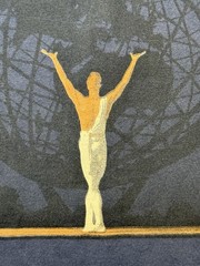 Vintage 90s New York City Ballet ‘Atlas’ Promo Shirt XL Rockefeller Art Deco NYC