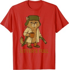 Litter’s Full Funny Cat Lovers Christmas Xmas Funny Unisex T-Shirt