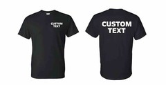 Custom T-Shirt, Personalized, Your Own Text, Gildan G640