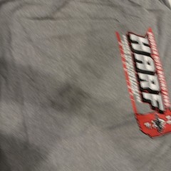 2018 Vintage Harf Racing Tee Single Stitch, Gray w/ graphics racing tee 2xl