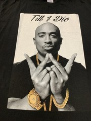 Shaka Wear Super Max Heavy Tupac Shakur Till I Die Rap Tee Mens 3XL