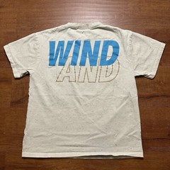 Wind And Sea T Shirt Mens M Cream Speckled Oversized Heavyweight City Urban Art