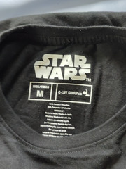 Star Wars Black T-shirt Size Medium C-Life Group Ltd Chewie, Luke, Darth Vador