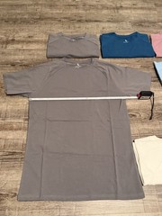 Lot of 12 Tailored Athlete Athletic Fit T-Shirts – White, Blue, Gray – New XL