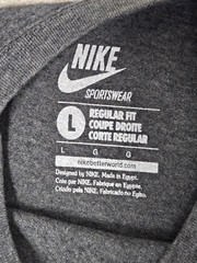 Nike shirt Airforce 1 mens Large short sleeve Gray red white blue usa