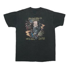 1989 Harley Davidson Last Biker On Earth 3D Emblem Vintage T-Shirt Reprint