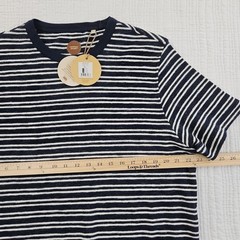 Common People T-Shirt Men’s L Navy Striped NWT Short Sleeve NEW Super Soft Crew