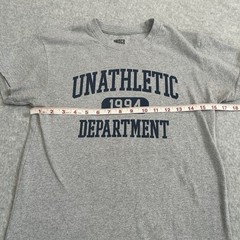 Brisco Brands T-Shirt Men’s Small Gray Unathletic Department Graphic Tee Crew