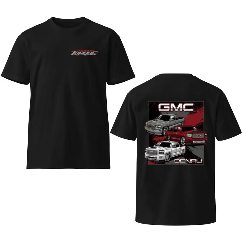 GMC Denali Graphic T-Shirt for Men, Truck Enthusiasts Tee, Bold Automotive Merch