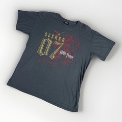 VTG Harry Potter Seeker 07 Universal Orlando Graphic T Shirt Gray Size Medium