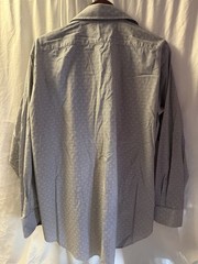 Thomas Dean colorful striped button up shirt Men 3XL Contrast Collar Cuffs