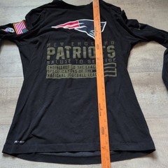 Nike NFL On Field Mens New England Patriots Jersey Long Sleeve Black Size M EUC