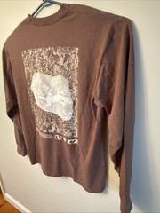 VANS Original Concepts Long Sleeve T-Shirt Brown/White Men’s Size XL NEW