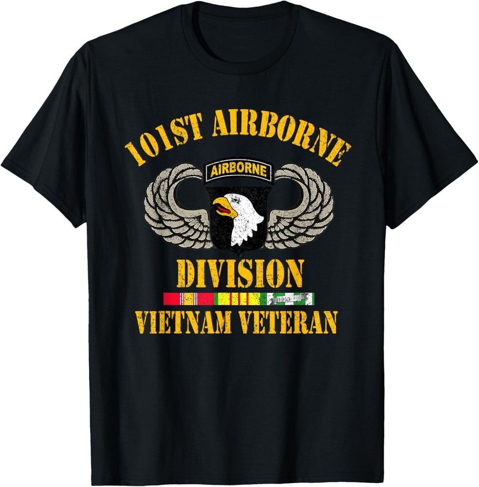 NEW LIMITED 101st Airborne Division Vietnam Veteran Tshirt, Veterans Day T-Shirt