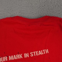 Kallusive Shirt Mens XL Red Cleaver Graphic Sleeveless Muscle Tee Tank Y2K USA