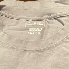 L.L. Bean Men’s XXXL Traditional Fit Light Purple Crew Neck T-Shirt