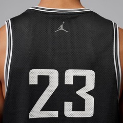 Jordan Brooklyn Men’s Mesh Jersey (Black/Iron Gray) – Black/Iron Gray – M