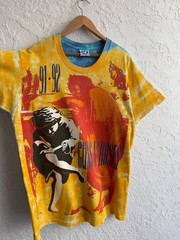 Vintage Guns N’ Roses Use Your Illusion Tour Liquid Blue Single Stitch T-shirt