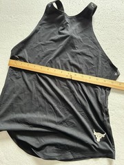 Under Armour Tank Top Fitted Black Polyester – XS
