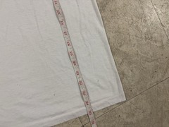 Mervyns Blank White T Shirt Basic Blank Tee Undershirt Thin 5050 90s Vtg Stains