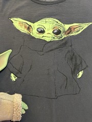 Baby Yoda T Shirt Small Size 34-36 & 12 Inch Baby Yoda Star Wars The Mandalorian